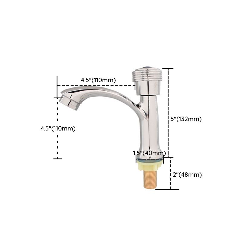 Avtoit | Modern bathroom faucet chrome knob handle with water hose sink faucet