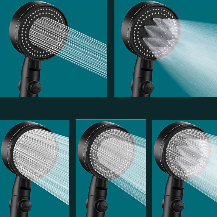 Avtoit | Modern Shower Head Adjustable Spray Pattern Round Plastic Hand Shower