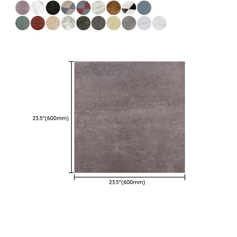 Avtoit | Rectangular PVC Floor Covering Peel and Stick Matte Stone Look Vinyl Floor