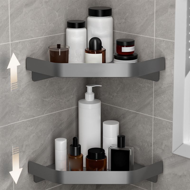 Avtoit | Modern Gray Bathroom Accessory Kit Paper Holder Bath Shelf Bathroom Hardware Set