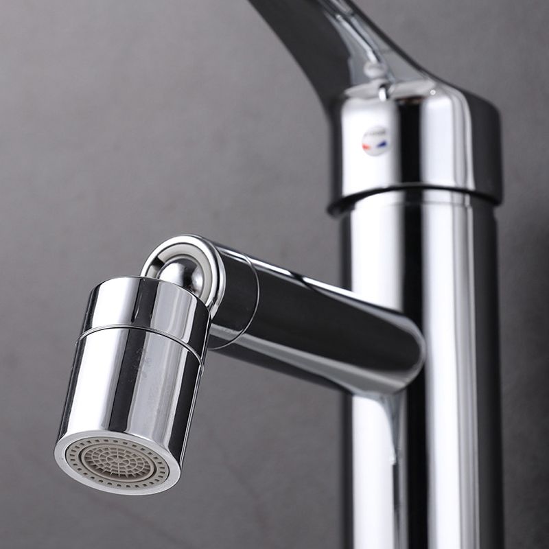 Avtoit | Modern Sink Faucet Copper Lever Handle Low Arc Pull Out Sink Faucet