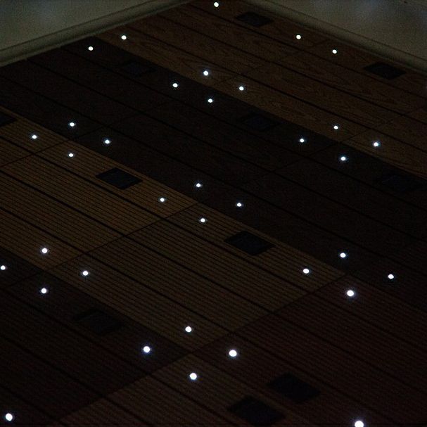 Avtoit | Striped Pattern Terrace Floor Tiles Square Click Floor Tiles Floor Board