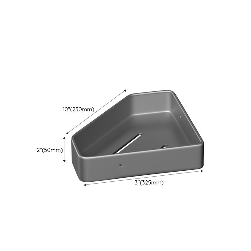 Avtoit | Modern gray aluminum bathroom accessory set