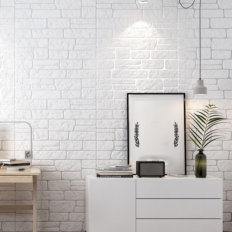 Avtoit | Industrial 3D Brick Wall Plank Bathroom Living Room Wall Panel Set of 10