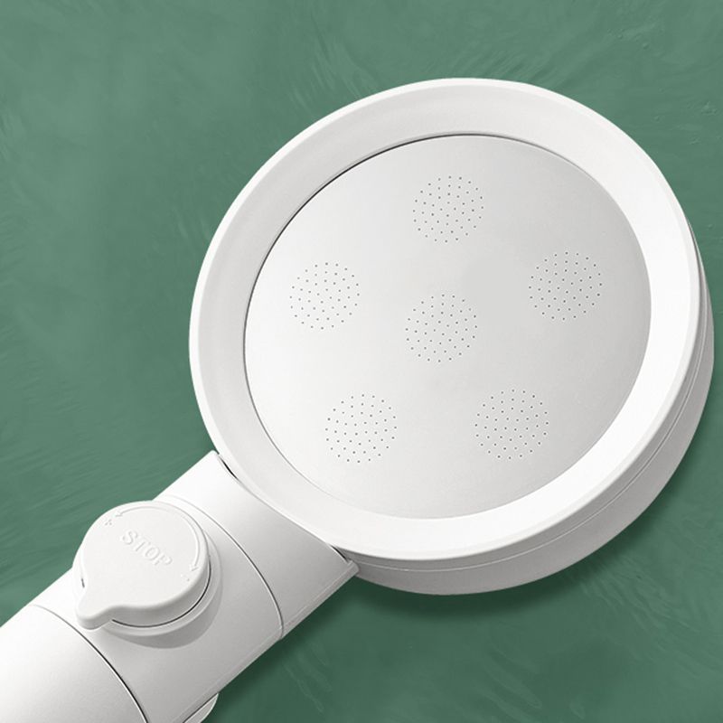Avtoit | Handheld Shower Adjustable Spray Pattern White Round Showerhead