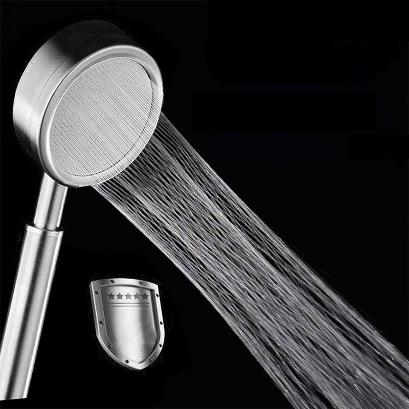 Avtoit | Classic Shower Head Round Metal Handheld Shower Head in Silver