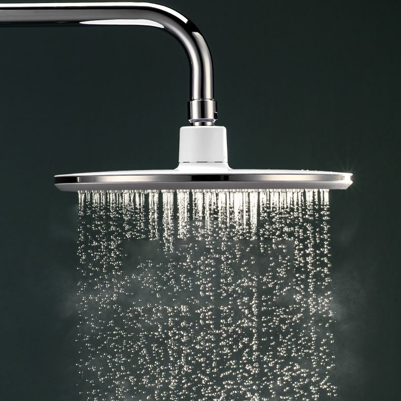 Avtoit | Bathroom white shower head combination modern round fixed shower head