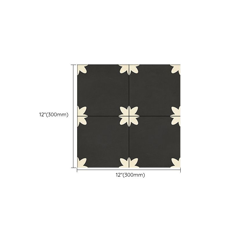 Avtoit | PVC Peel and Stick Splash Protection Square Single Panel Wallpaper with Water Resistant