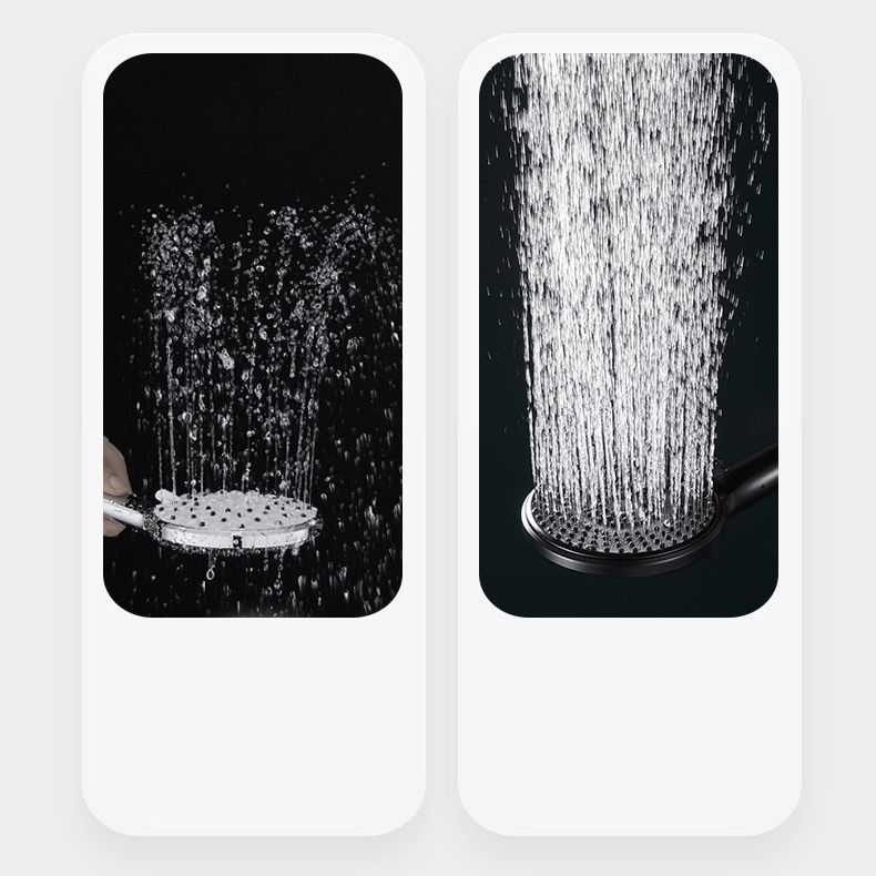 Avtoit | Round Shower Head Plastic Handheld Shower with Adjustable Spray Pattern