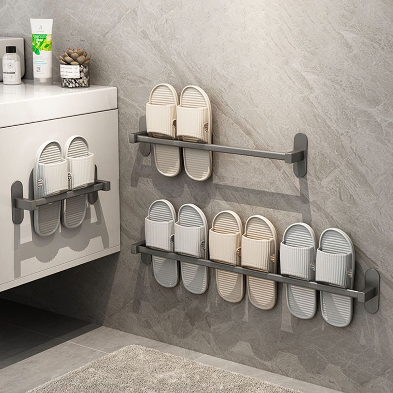 Avtoit | Gray Bathroom Accessory Set Modern 1/2 - Piece Bathroom Shelf Rustproof