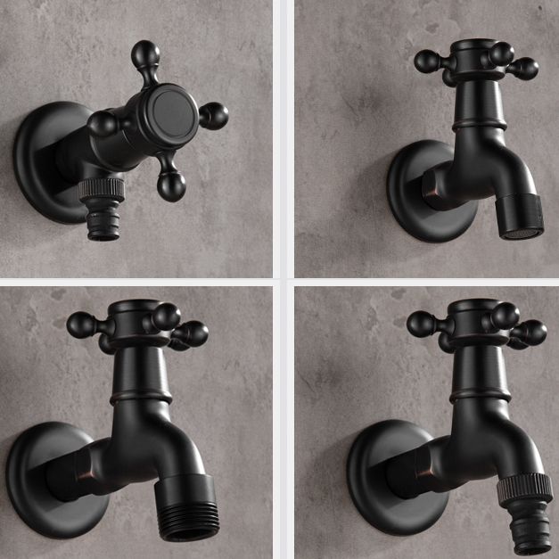 Avtoit | Wide Bathroom Sink Faucet Wall-Mounted Cross Handle Faucet