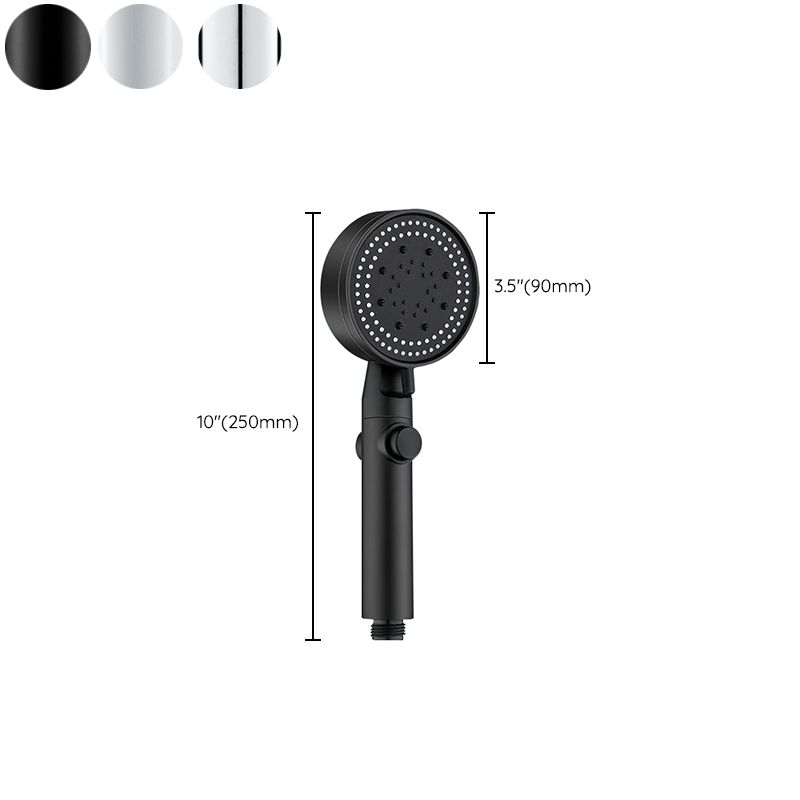 Avtoit | Round Handheld Showerhead Modern Plastic Head with Self-Cleaning