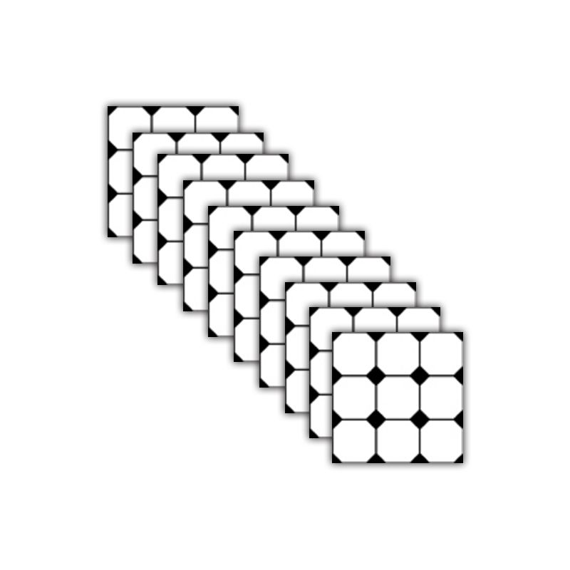 Avtoit | Modern Peel & Stick Mosaic Tiles PVC Single Panel Square Peel and Stick Wall Tile
