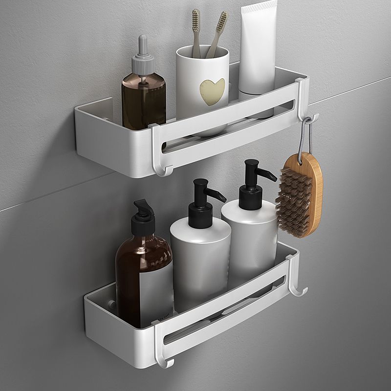 Avtoit | Silver Bathroom Accessory Set Modern Anti-Rust 1/2/3 -piece Bath Shelf