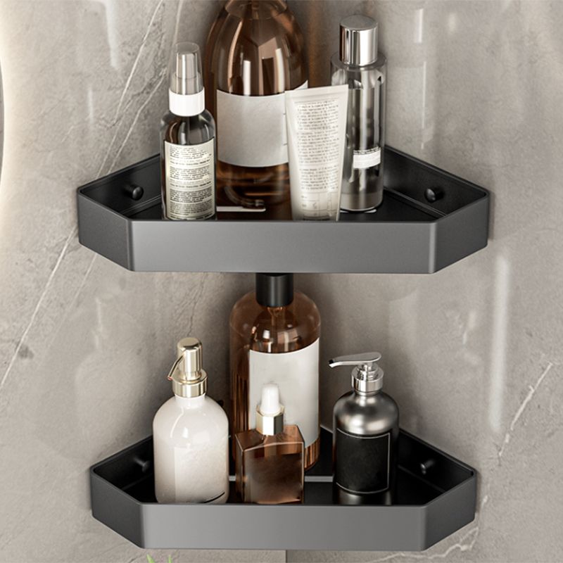 Avtoit | Modern bathroom accessory set Bathroom shelf Towel bar gray bathroom accessory set