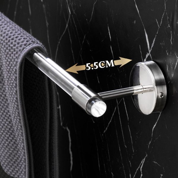 Avtoit | Modern Bathroom Accessories Set Towel Rack Silver/Gold/Black Bathroom Accessories