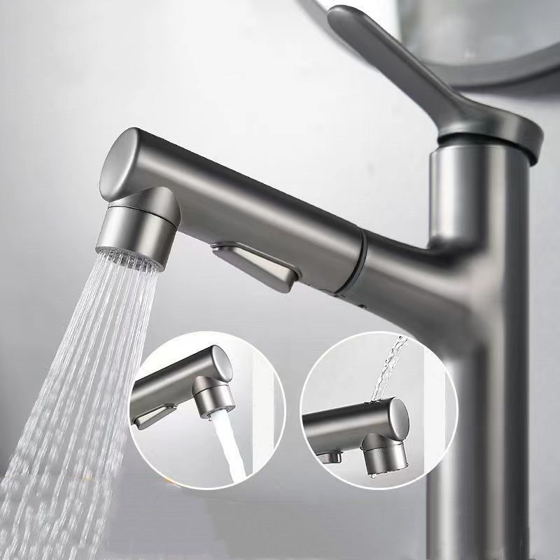 Avtoit | Vessel Sink Faucet Contemporary Pull-out Tap with Swivel Spout