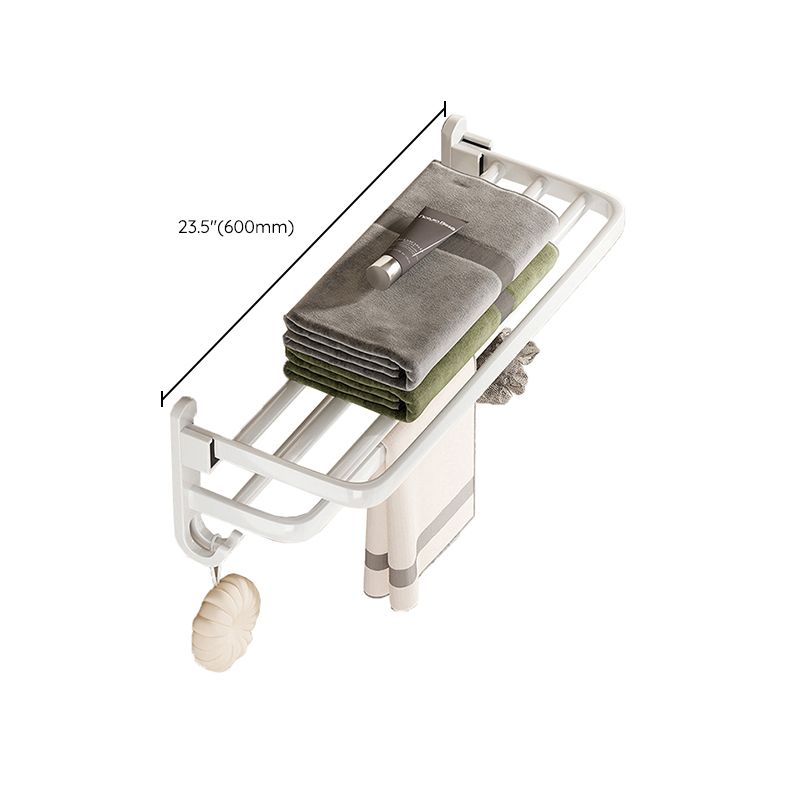 Avtoit | Modern Bathroom Hardware Set Towel Bar White Bath Shelf Bathroom Hardware Set