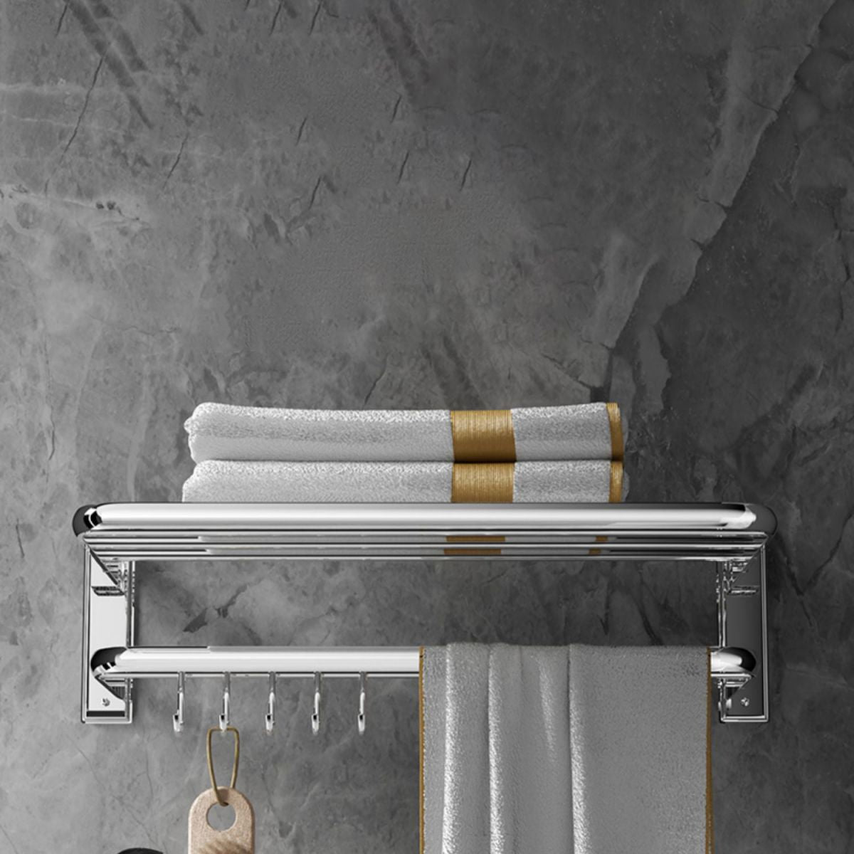 Avtoit | Modern Bathroom Accessory as a Single Item or in a Set Polished Chrome Bath Set