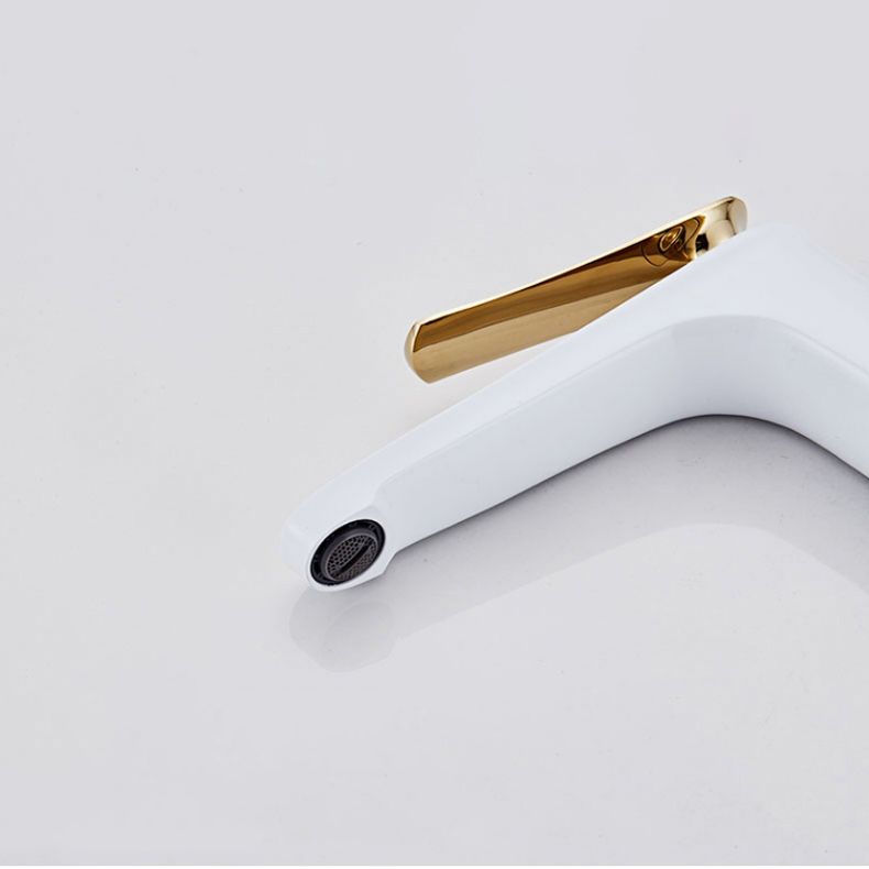 Avtoit | Luxury 1 Handle Sink Bathroom Faucet Round Brass Sink Faucet with Water Hose