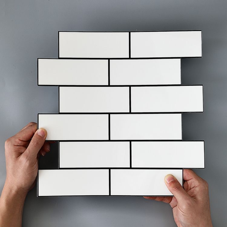 Avtoit | Plastic Peel & Stick Subway Tiles Contemporary Waterproof Peel & Stick Subway Tiles