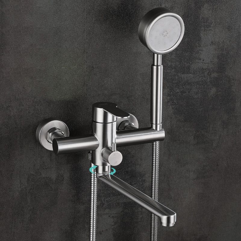 Avtoit | Wall-mounted metal bathtub filling low arch swivel bathtub mixer