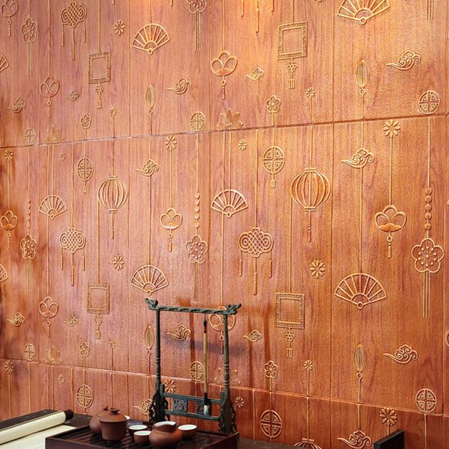 Avtoit | Contemporary Wall Panels Self-Adhesive Waterproof Cartoon 3D Print Wall Covering