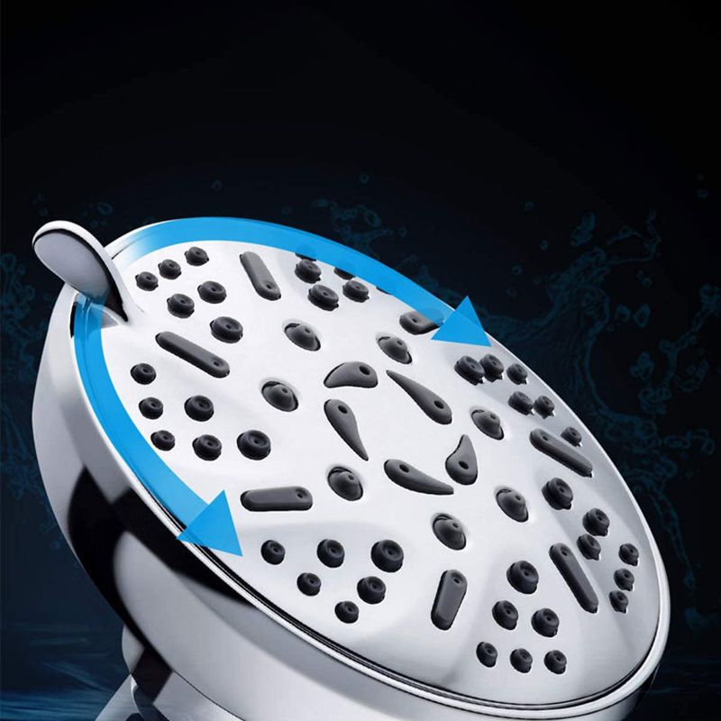 Avtoit | Round Fixed Shower Head Adjustable Spray Pattern Wall Mounted Shower Head