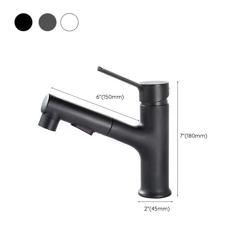 Avtoit | Contemporary Basin Faucet Pure Color Low Arc Basin Faucet for the Bathroom