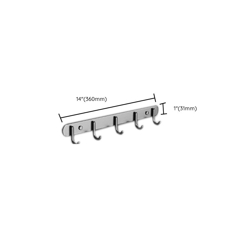 Avtoit | Modern gray bathroom accessory set bathroom shelf bath hardware set