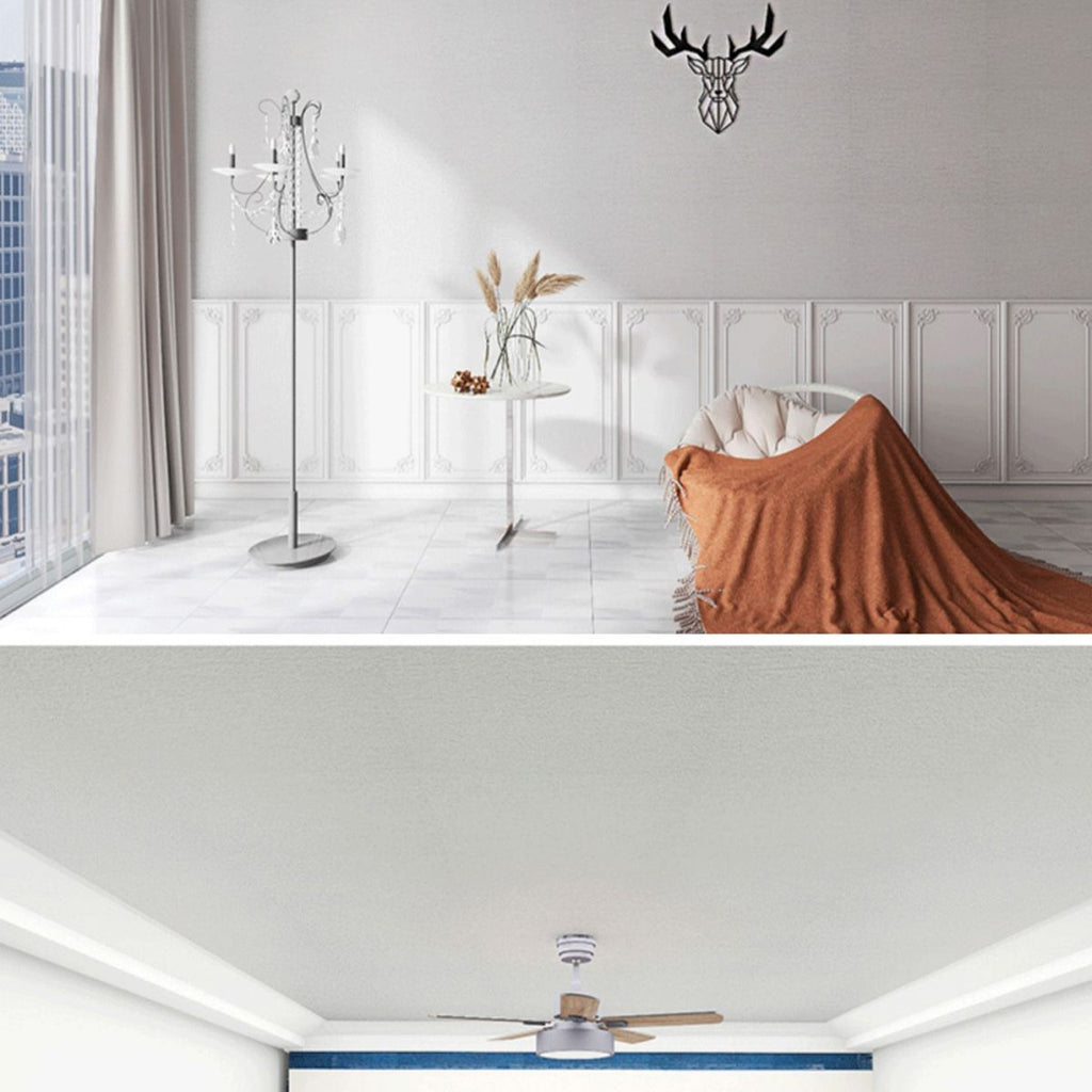 Avtoit | Modern Pearl Wainscoting Flax Wall Access Panel Self-Adhesive Wall Panels