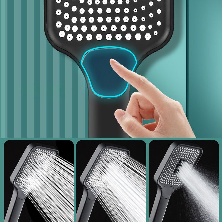Avtoit | Contemporary Handheld Supercharged Showerhead Square 3 Settings Spray Head