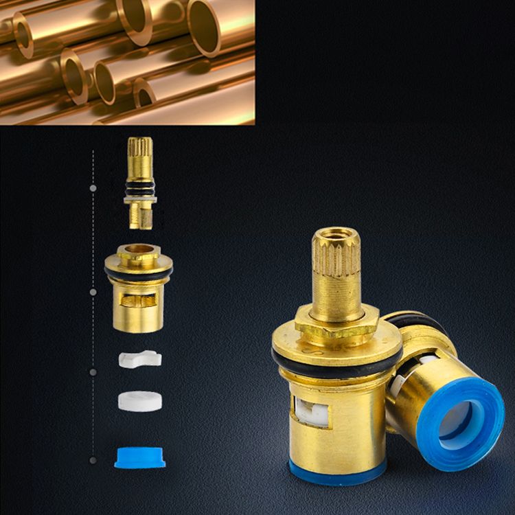 Avtoit | Contemporary Centerset Faucet Knob Handle Low Arc Solid Brass Faucet