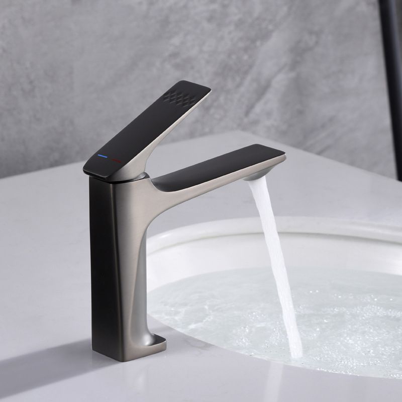 Avtoit | Modern Bathroom Faucet Brass Deep Curve Lever Handle with Faucet Hose