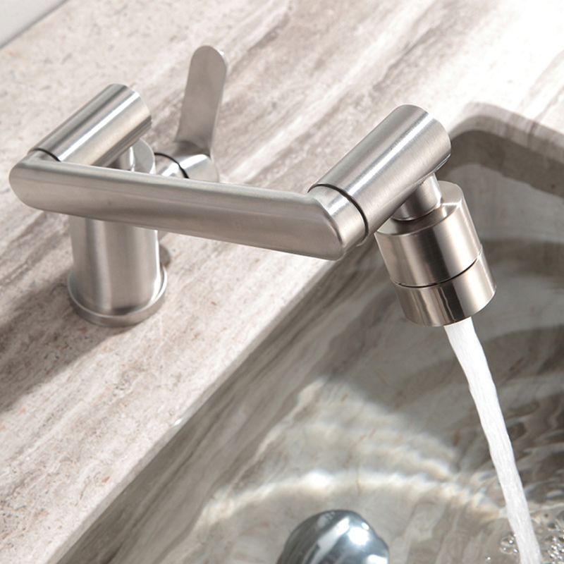 Avtoit | Swivel Spout Bathroom Faucet Single Hole Basin Faucet with Lever Handle