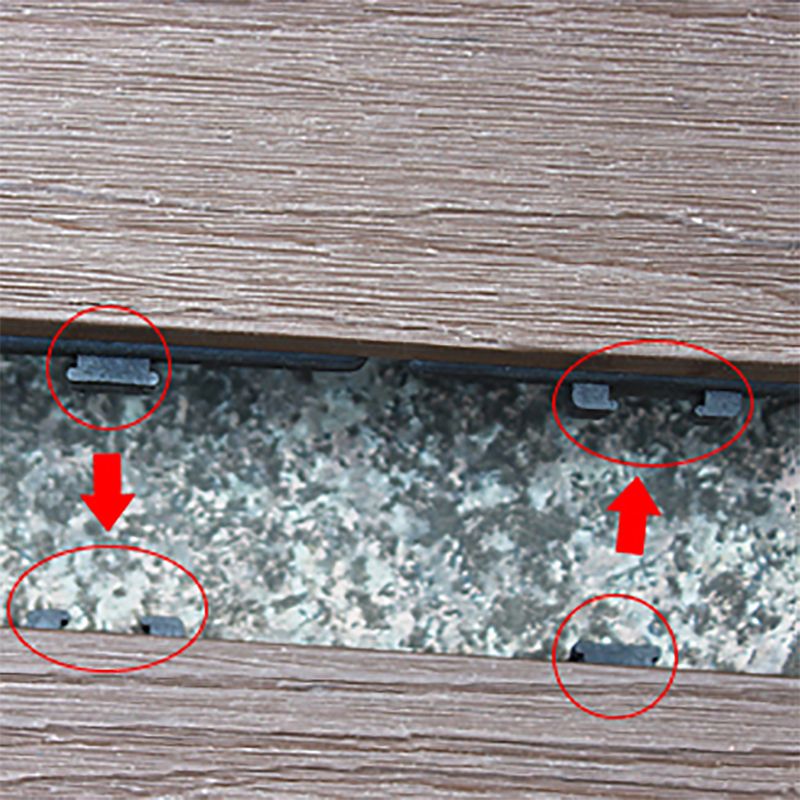 Avtoit | Outdoor Ground Board Strips Composite Waterproof Square Deck Board