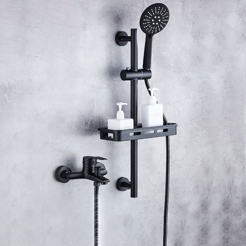 Avtoit | Brass Wall-Mounted Shower System Single Handle Shower with Lever Handle
