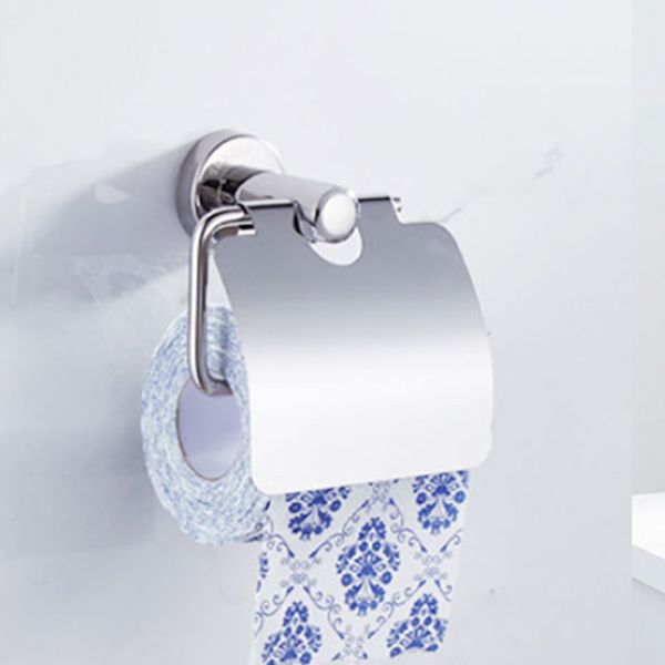 Avtoit | Polished Chrome Modern Bathroom Accessories Set with Towel Bar/Paper Holder