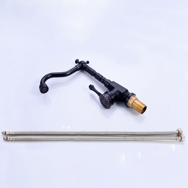 Avtoit | Glam Style Sink Faucet with Swivable Spout and Lever Handle