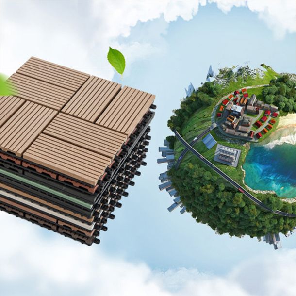 Avtoit | Deck Plank Loose Lay Manufactured Wood Panels Patio Tiles Outdoor Flooring