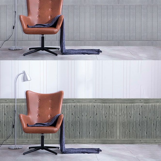 Avtoit | Modern Wall Paneling Peel and Stick Wood Look Design Rectangular Wall Paneling