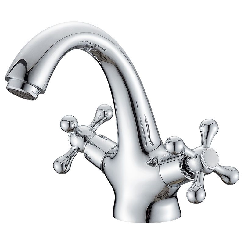 Avtoit | Industrial Widespread Bathroom 2 Faucet Cross Handles Sink Faucet