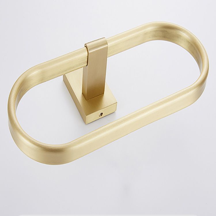 Avtoit | Golden Modern 5-piece Bathroom Accessories Set Brushed Brass Towel Holder/Paper Holder
