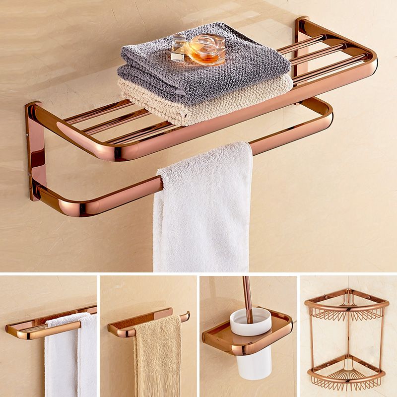 Avtoit | 5-piece Vintage Bathroom Accessory Set Brass Bathroom Fittings Set