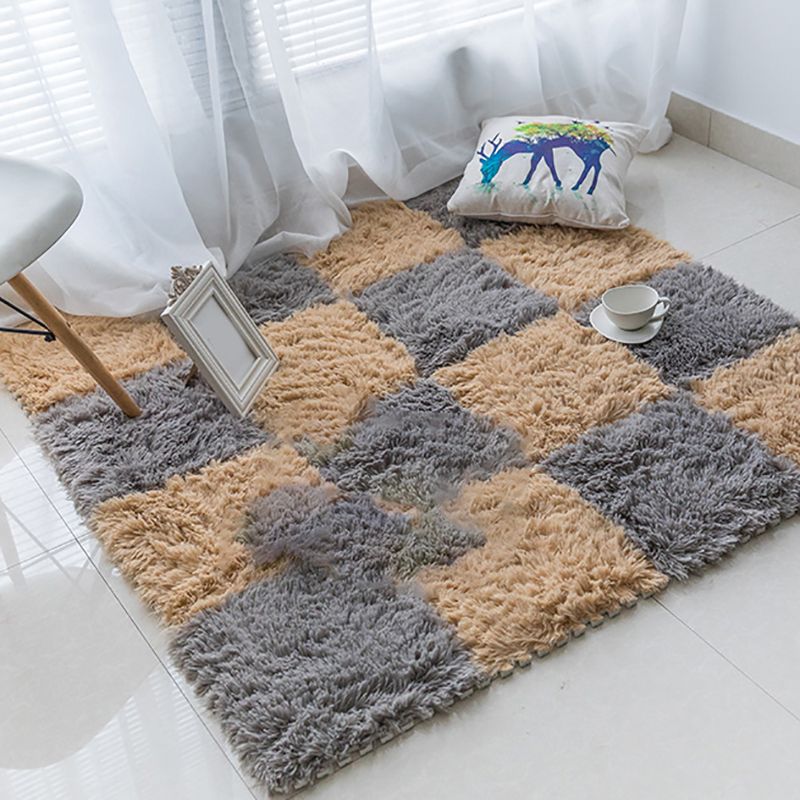 Avtoit | Basic carpet tiles solid color long pile square bedroom carpet tiles