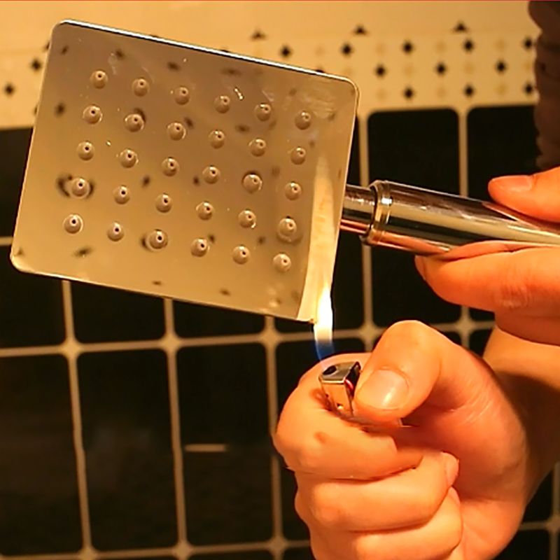 Avtoit | Shower head Brass Square Rain Spray Pipe Handheld Shower Head