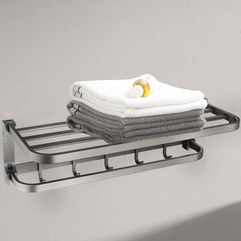 Avtoit | Contemporary Metal 6-piece Bathroom Accessory Set with Bathroom Shelf