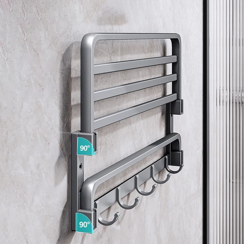 Avtoit | Modern Bathroom Accessories Hardware Set Gray Towel Bar Bathroom Shelf Bathroom Hardware Set