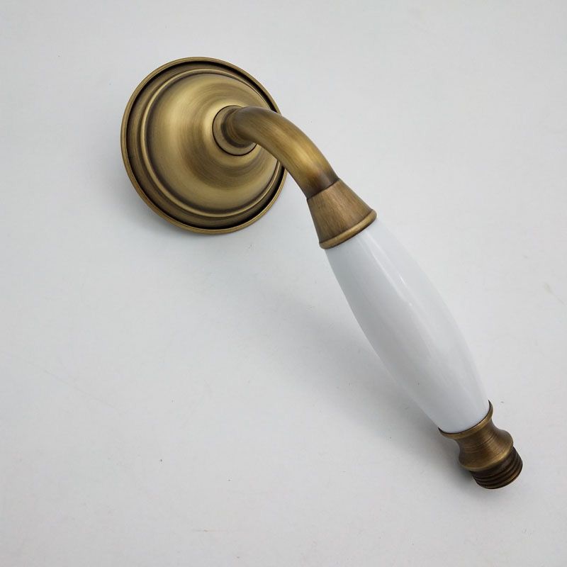 Avtoit | Traditional Handheld Shower Head with Hose Polished Brass Wall Mounted Shower Head