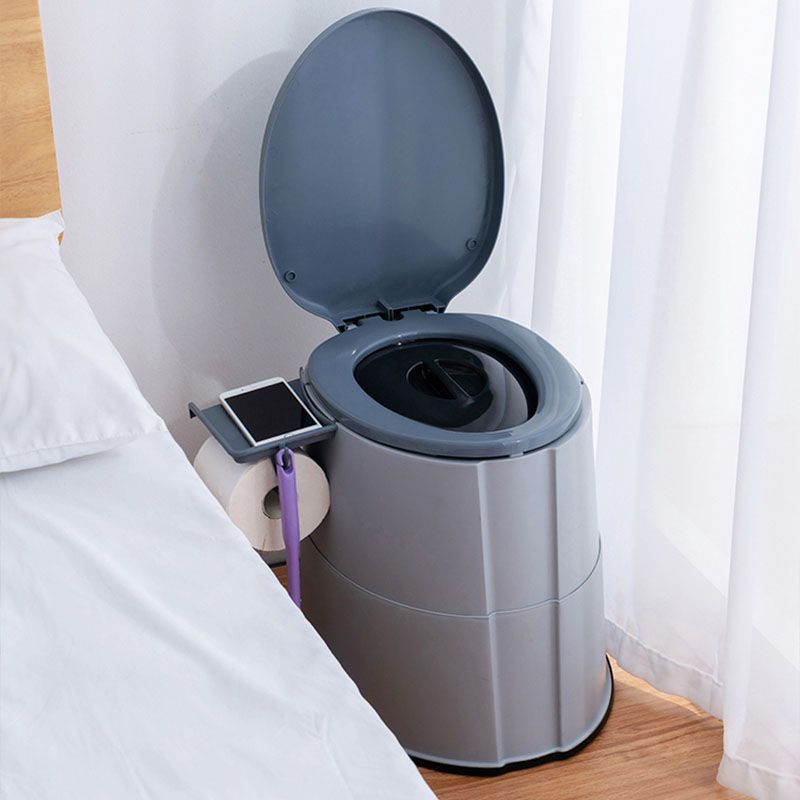 Avtoit | Modern flush toilet plastic round floor-mounted toilet bowl for bathroom